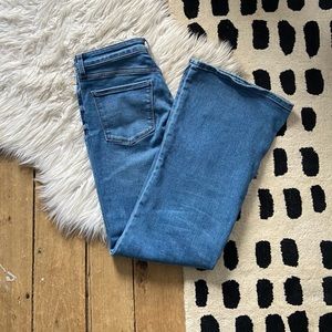 LC Lauren Conrad High Rise Flare Jeans Medium-Light Wash 10